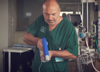 Medical Gun Spincare Cures Burns